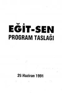 EĞİT-SEN PROGRAM TASLAĞI