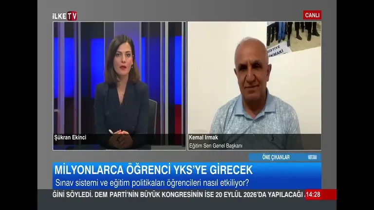 Eğitim Sen Genel Başkanı Kemal Irmak: "Öğretmenlere Yönelik Şiddet ve Baskı Kabul Edilemez"