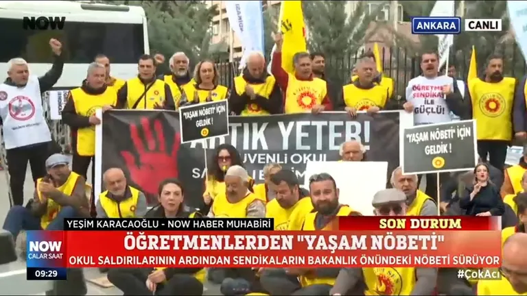 MEB Önündeki Yaşam Nöbetimiz Sürüyor / NOW TV