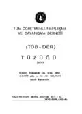 TÖB-DER Tüzüğü - 1975
