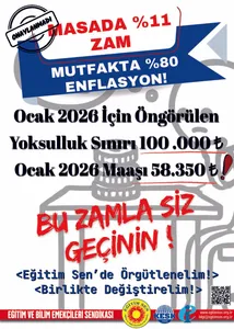 Eğitim Sen'de Örgütlenelim, Birlikte Değiştirelim! / Afiş