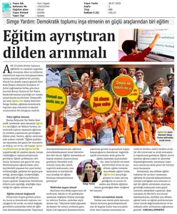 Eğitim Ayrıştıran Dilden Arınmalı / Yeni Yaşam