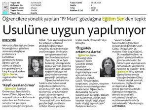 Usulüne Uygun Yapılmıyor / Cumhuriyet