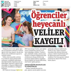 Öğrenciler Heyecanlı Veliler Kaygılı / Gazete Pencere