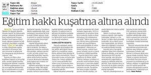 Eğitim Hakkı Kuşatma Altına Alındı / Birgün