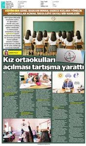 Kız Ortaokulları Açılması Tartışma Yarattı / 24 Saat Gazetesi
