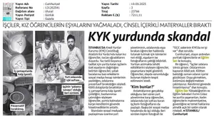 KYK Yurdunda Skandal / Cumhuriyet