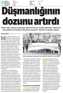 Düşmanlığının Dozunu Artırdı / Birgün