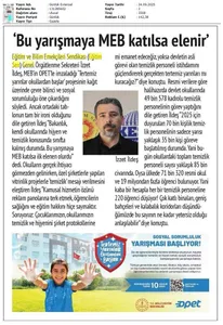 "Bu Yarışmaya MEB Katılsa Elenir" / Evrensel