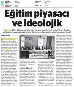 Eğitim Piyasacı ve İdeolojik / Birgün
