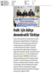 Halk İçin Bütçe, Demokratik Türkiye / Yeni Yaşam