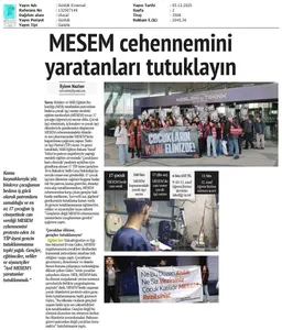 MESEM Cehennemini Yaratanları Tutuklayın / Evrensel