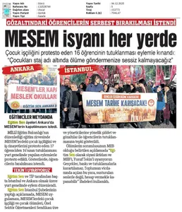 MESEM İsyanı Her Yerde / Sözcü