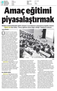 Süresi Değil Asıl Niteliği Tartışılmalı / Birgün