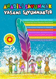 Anadili Savunmak Yaşamı Savunmaktır / Afiş