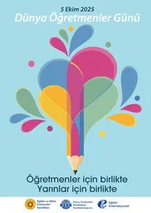 Öğretmenler İçin Birlikte, Yarınlar İçin Birlikte / 5 Ekim Afişi
