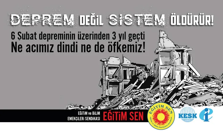 Deprem Değil, Sistem Öldürür!