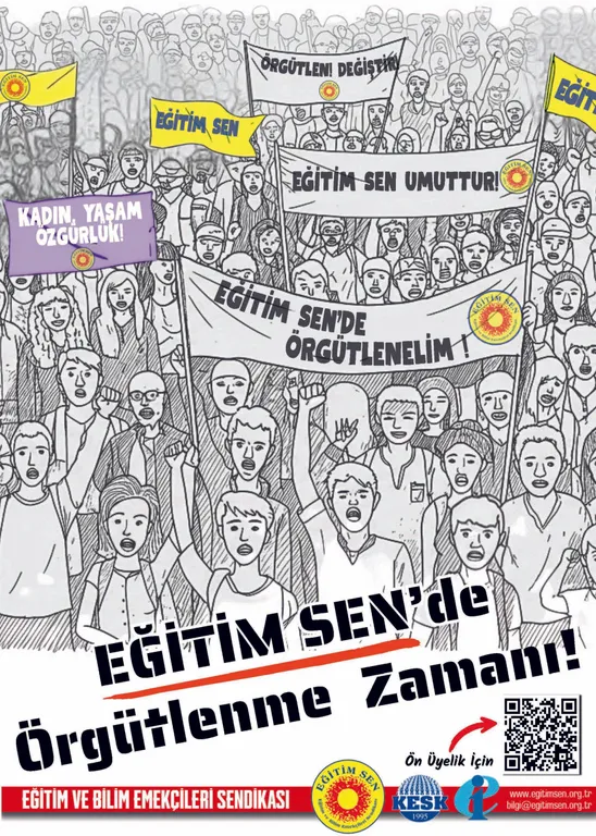 Eğitim Sen’de Örgütlenme Zamanı! / Afiş