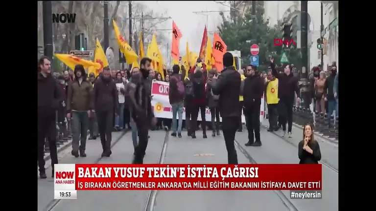 Eğitim Sen, Öğrencisi Tarafından Öldürülen Öğretmen Fatma Nur Çelik İçin Ülke Genelinde İş Bıraktı / NOW TV