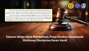 Samsun Bölge İdare Mahkemesi, Proje Okulları Davamızda Yürütmeyi Durdurma Kararı Verdi