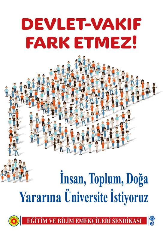 Devlet-Vakıf Fark Etmez! / Afiş