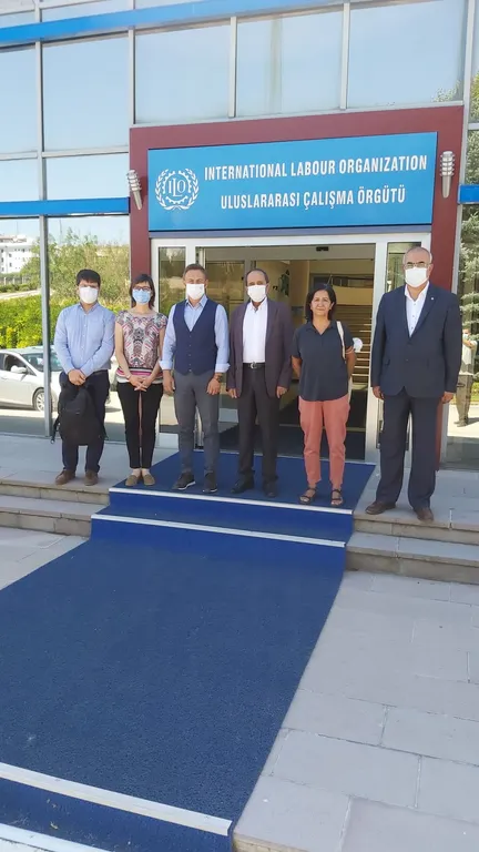 KESK delegation visits ILO Office for Turkey