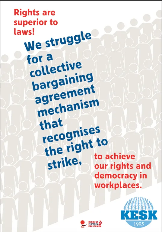 KESK Collective Bargaining Agreement Poster