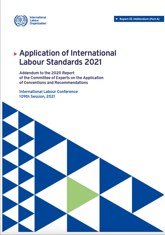 2021 Report on the application of international labour standards: Turkey Section