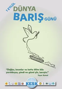 1 Eylül Dünya Barış Günü Afiş ve Bildiri