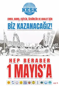 1 Mayıs’ta Ülkenin Dört Bir Yanında Alanlardayız!  İL İL 1 MAYIS PROGRAMIMIZ