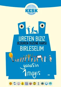 1 Mayıs Afişimizi Yayınladık: Üreten biziz, öldüren düzene karşı birleşelim
