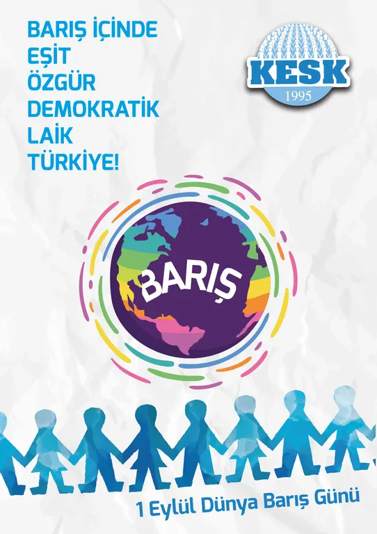 1 Eylül Dünya Barış Günü Afişimiz