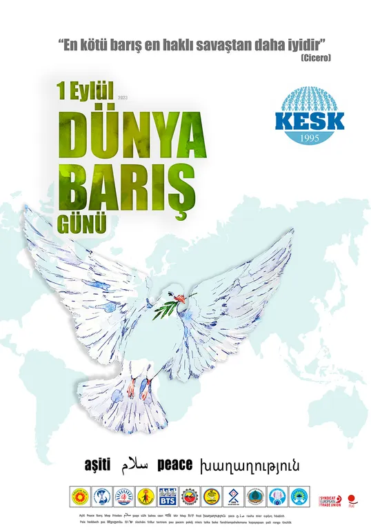 1 Eylül 2023 Dünya Barış Günü