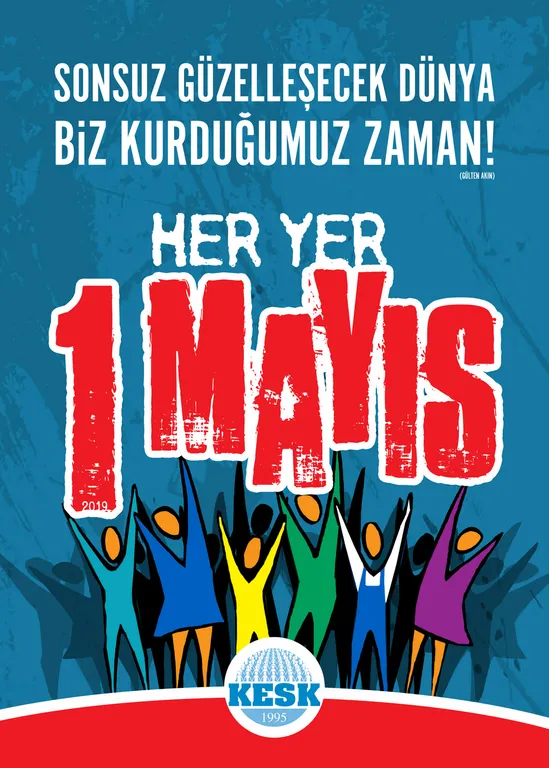 1 Mayıs afişimizi ve işyeri broşürümüzü hazırladık...