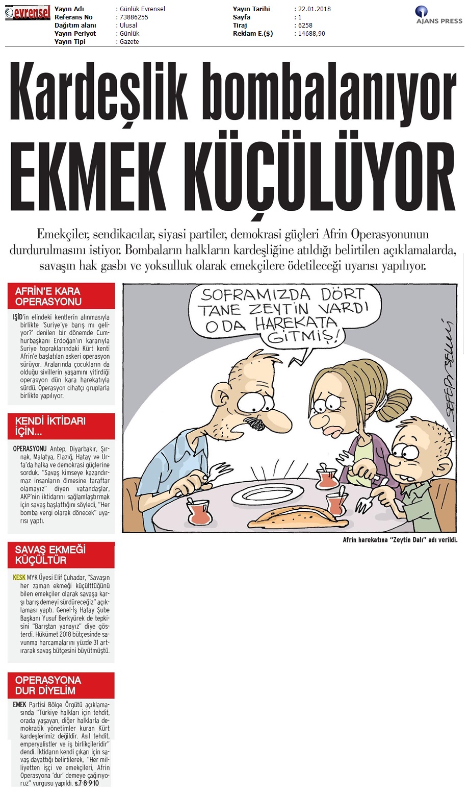 2018_01_22_GÅnlÅk Evrensel_Kardeslik Bombalaniyor Ekmek KÅáÅlÅyor_73886255_(1)