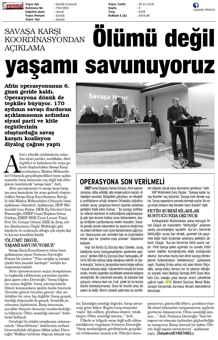 2018_01_26_GÅnlÅk Evrensel_ôlÅm Sessizligine Karsi Baris MÅcadelesi_74015841_(2)