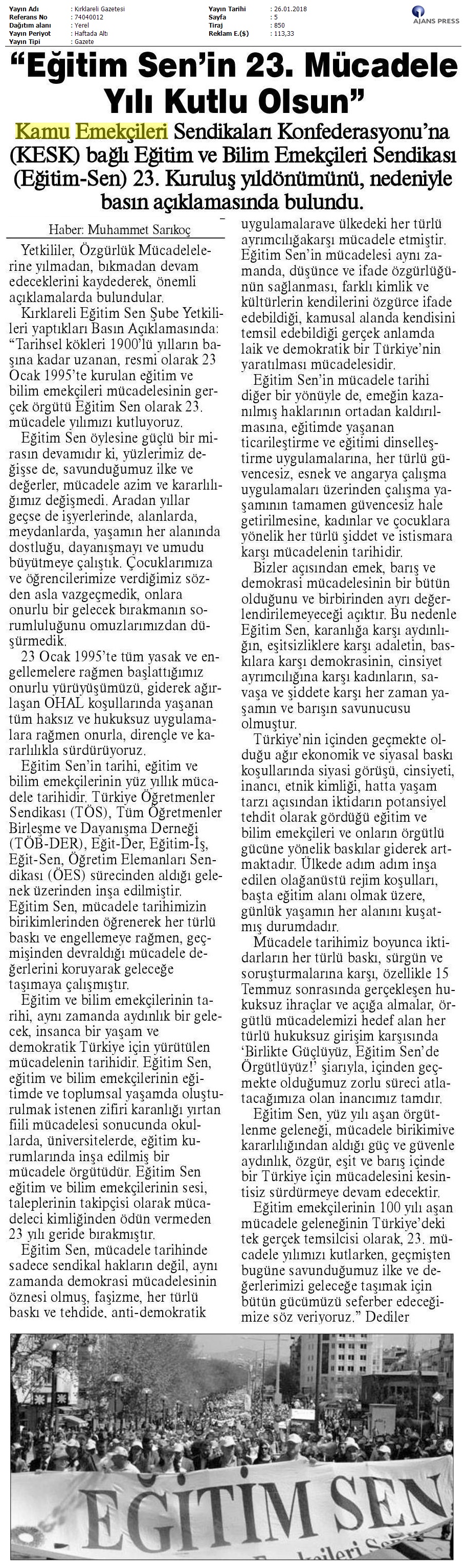2018_01_26_Kirklareli Gazetesi_Egitim Svú_74040012_(1)