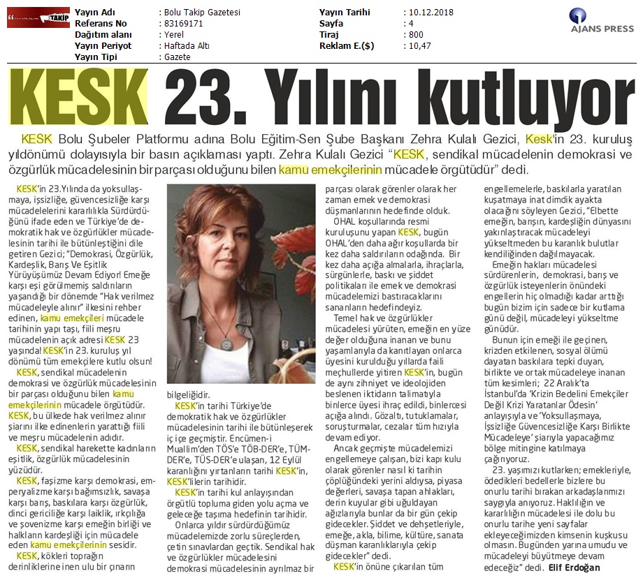2018_12_10_Bolu Takip Gazetesi_Kesk23. Yilini Kutluyor_83169171_(2)