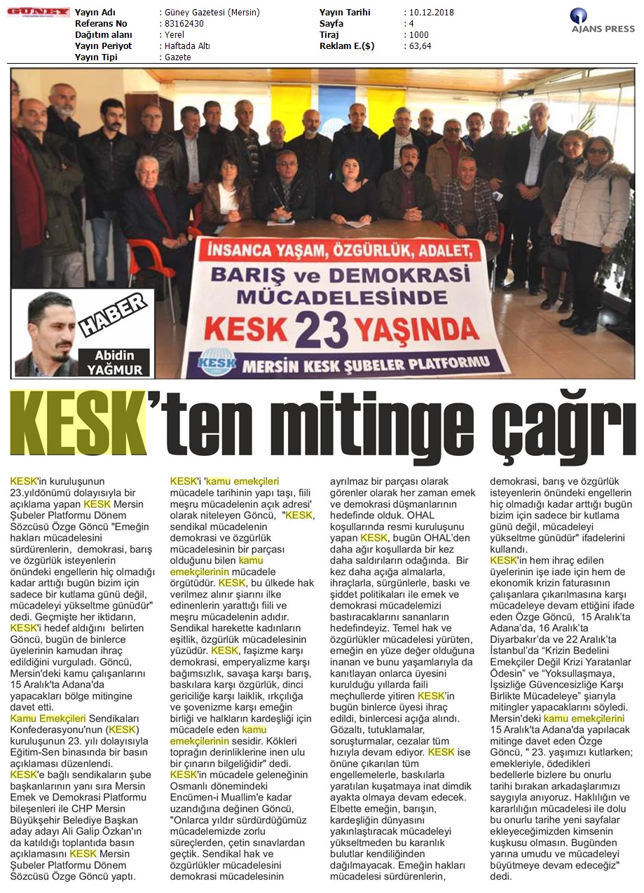 2018_12_10_GÅney Gazetesi (Mersin)_Kesk23yasmd&_83162430_(2)