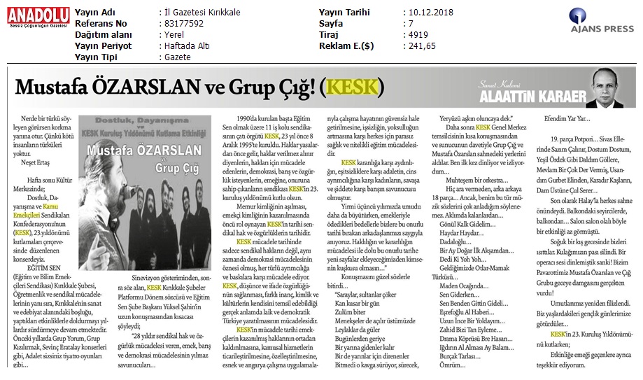 2018_12_10_Il Gazetesi Kirikkale_Mustafa ôzarslan Ve Grup Äig! Kesk)_83177592_(1)