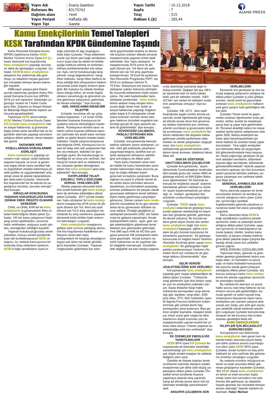 2018_12_10_Inanis Gazetesi_Kamu Emekáilerinin Temel Talepleri Kesk Tarafindan Kpdk GÅndemine Tasindi_83170763_(1)