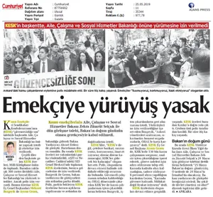 KESK'ten Güvence Protestosu!