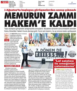 24 Ağustos Gazete Manşetleri