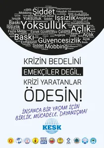 Krizin Bedelini Emekçiler Değil, Krizi Yaratanlar Ödesin!