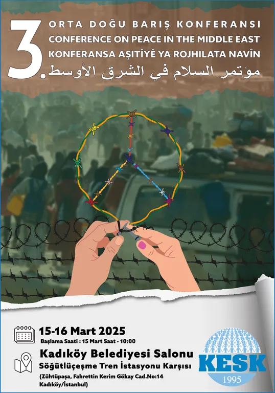 3. Ortadoğu Barış Konferansı Afiş ve Konferans Programı