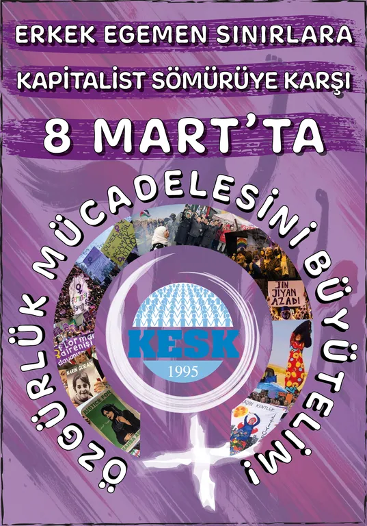 8 Mart Kadınların Uluslararası Birlik, Mücadele ve Dayanışma Günü Afiş ve Dergimizi Yayımladık