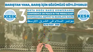 3.ORTADOĞU BARIŞ KONFERANSI’NI GERÇEKLEŞTİRDİK.