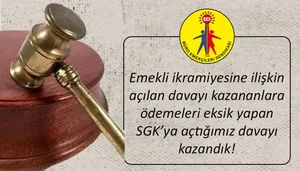 BES: "Sosyal Güvenlik Kurumu’nun Usulsüz Yaptığı Kesintiye İlişkin Açtığımız Davayı Kazandık"