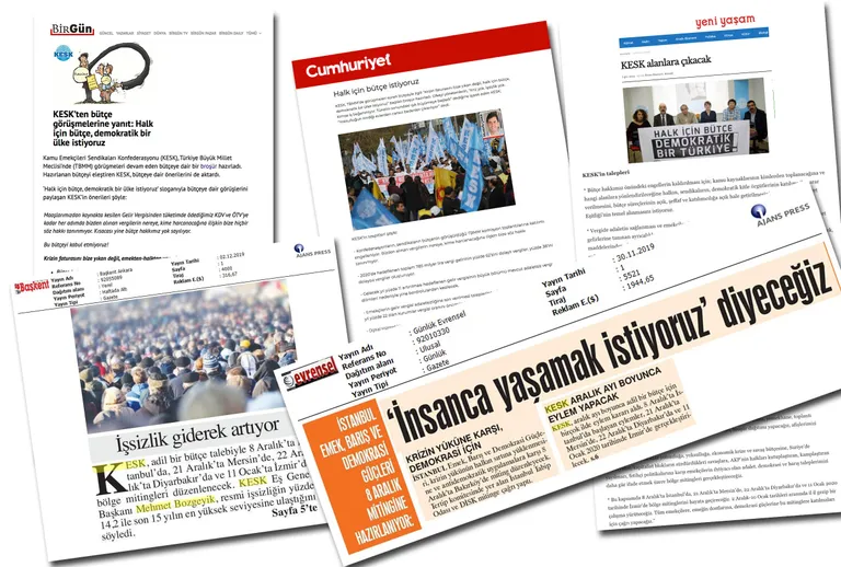 Halk İçin Bütçe, Demokratik Türkiye Mücadele Programımız: