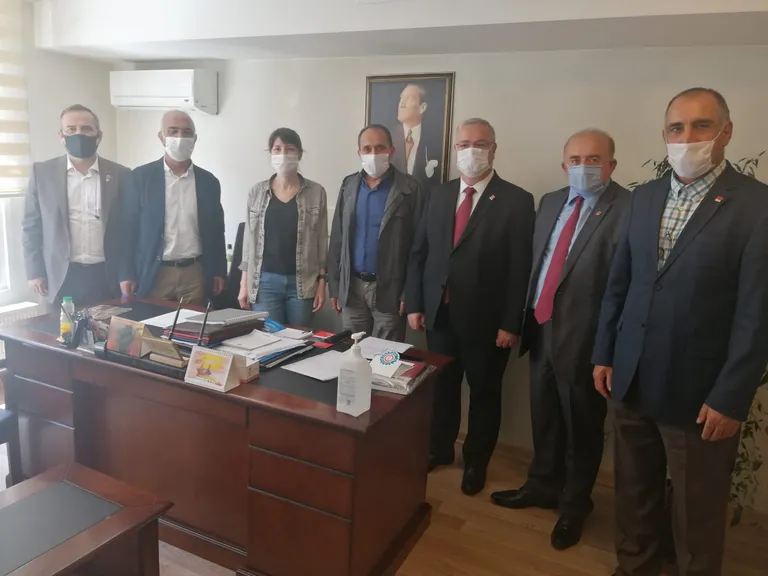 CHP Ankara İl Heyetinden Konfederasyonumuza Ziyaret